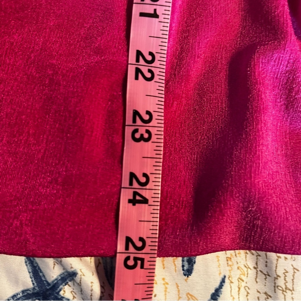 NWT Blue Sol fuchsia Pink Jersey Tunic 1X New Boho Festival Sexy - Picture 6 of 8